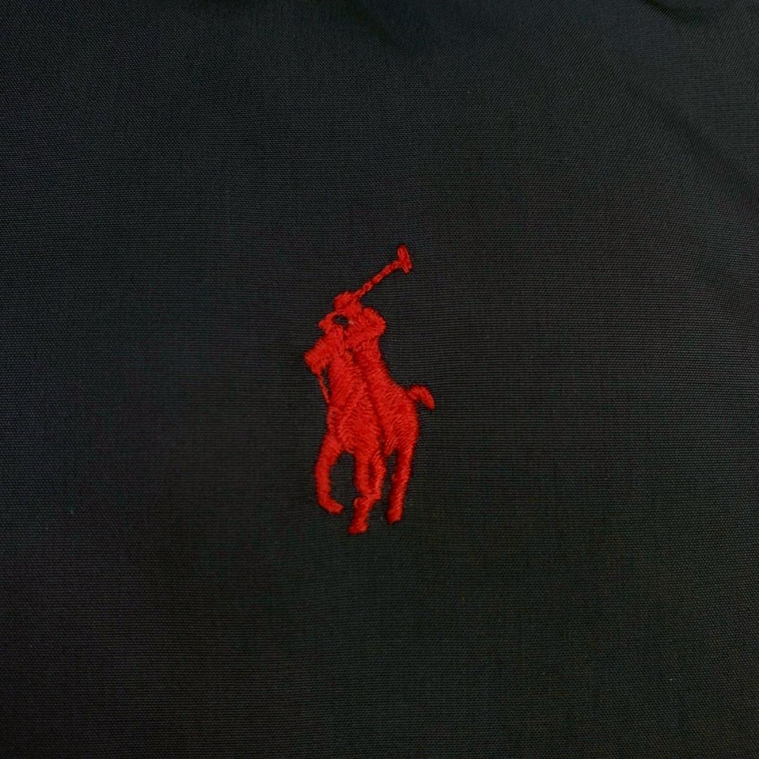 ポロラルフローレン ダウンベスト ポニー刺繍 ブラック M　E046