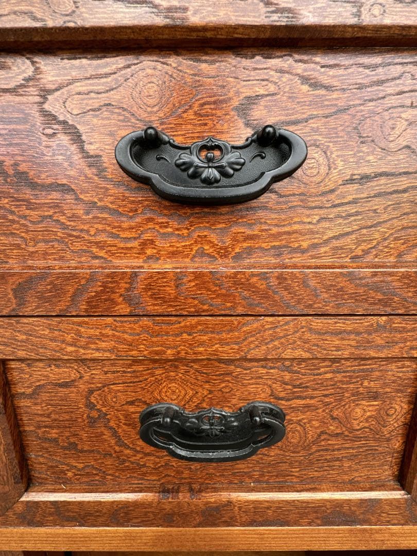 民芸調 階段箪笥 右下がり　アンティーク