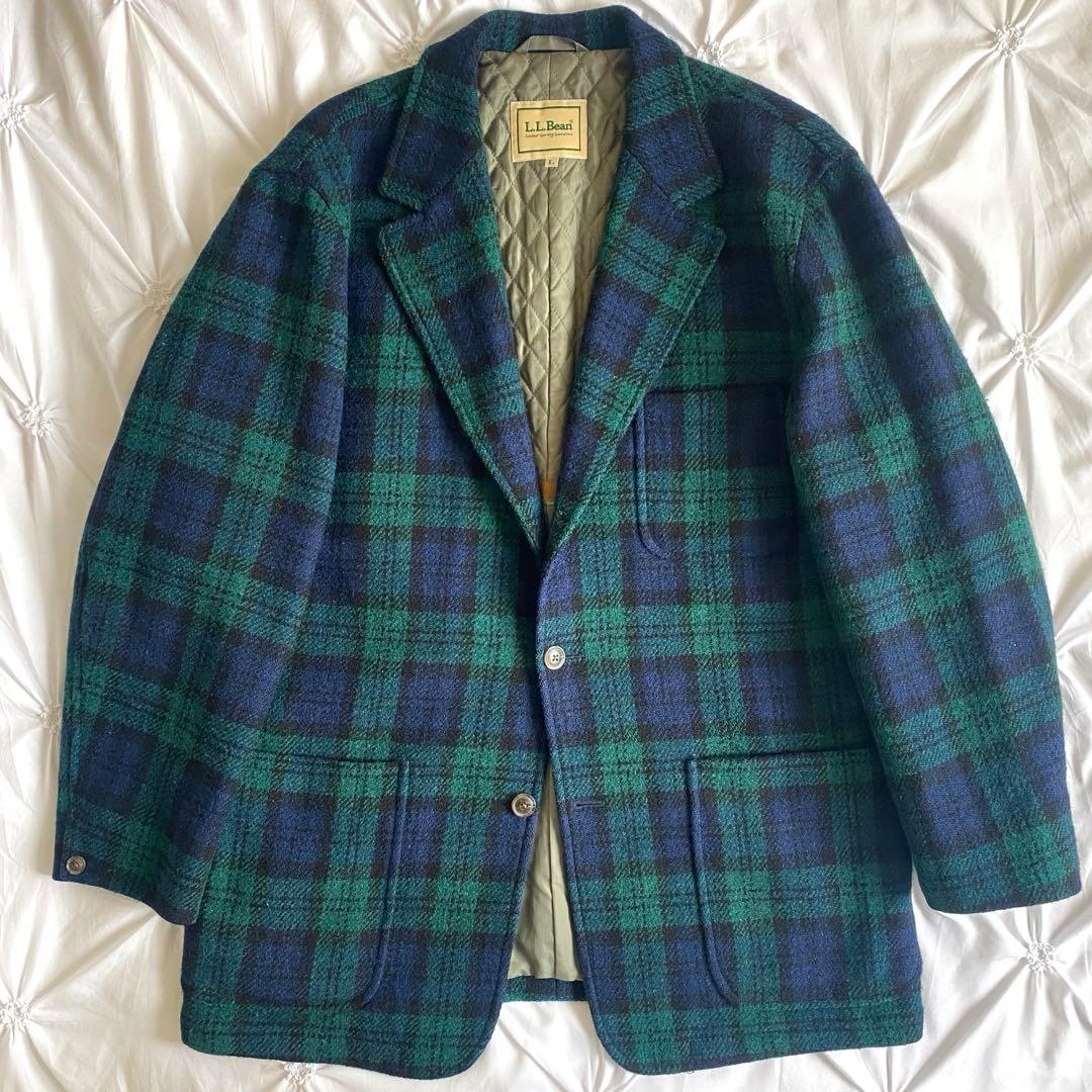 専用 80s llbean テーラードジャケット ブラックウォッチ Lサイズ