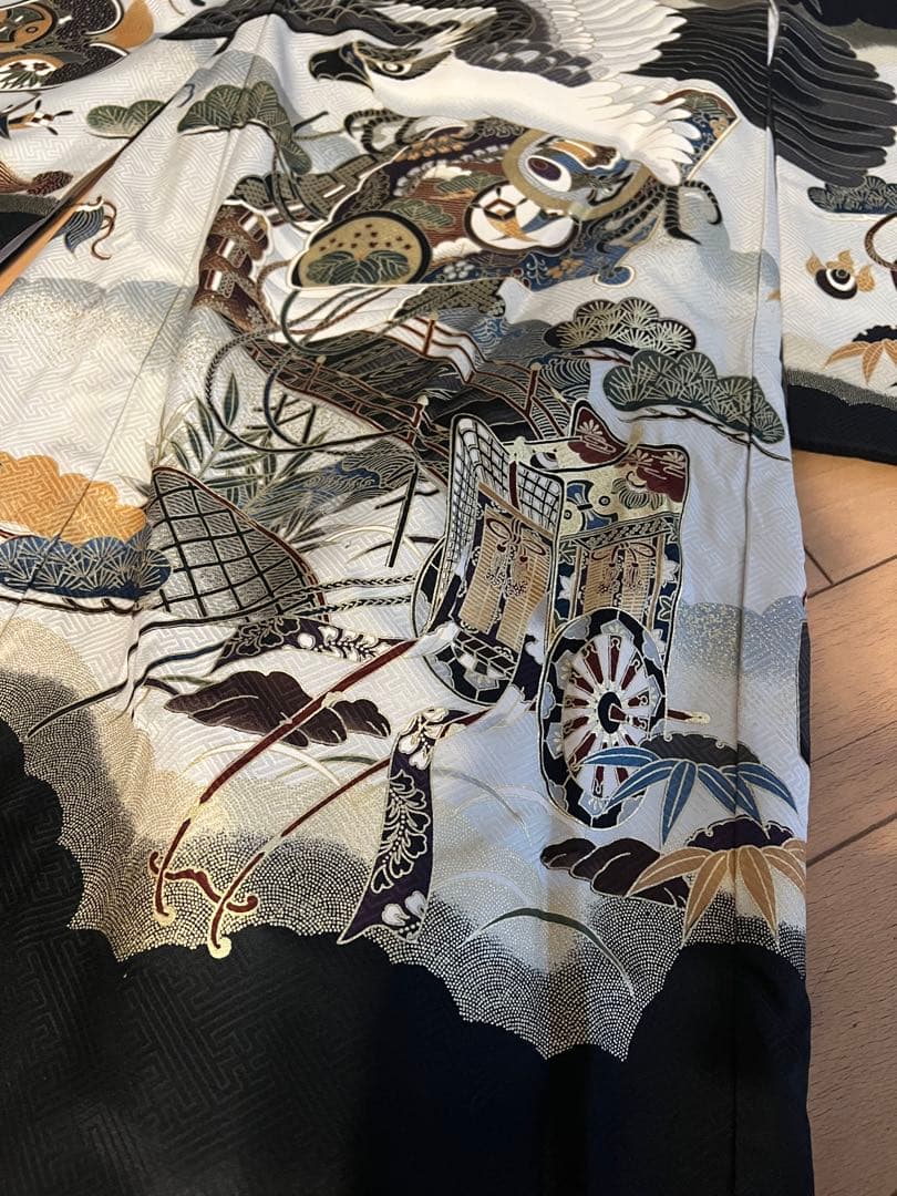 正絹豪華着物　お宮参り用小物セット