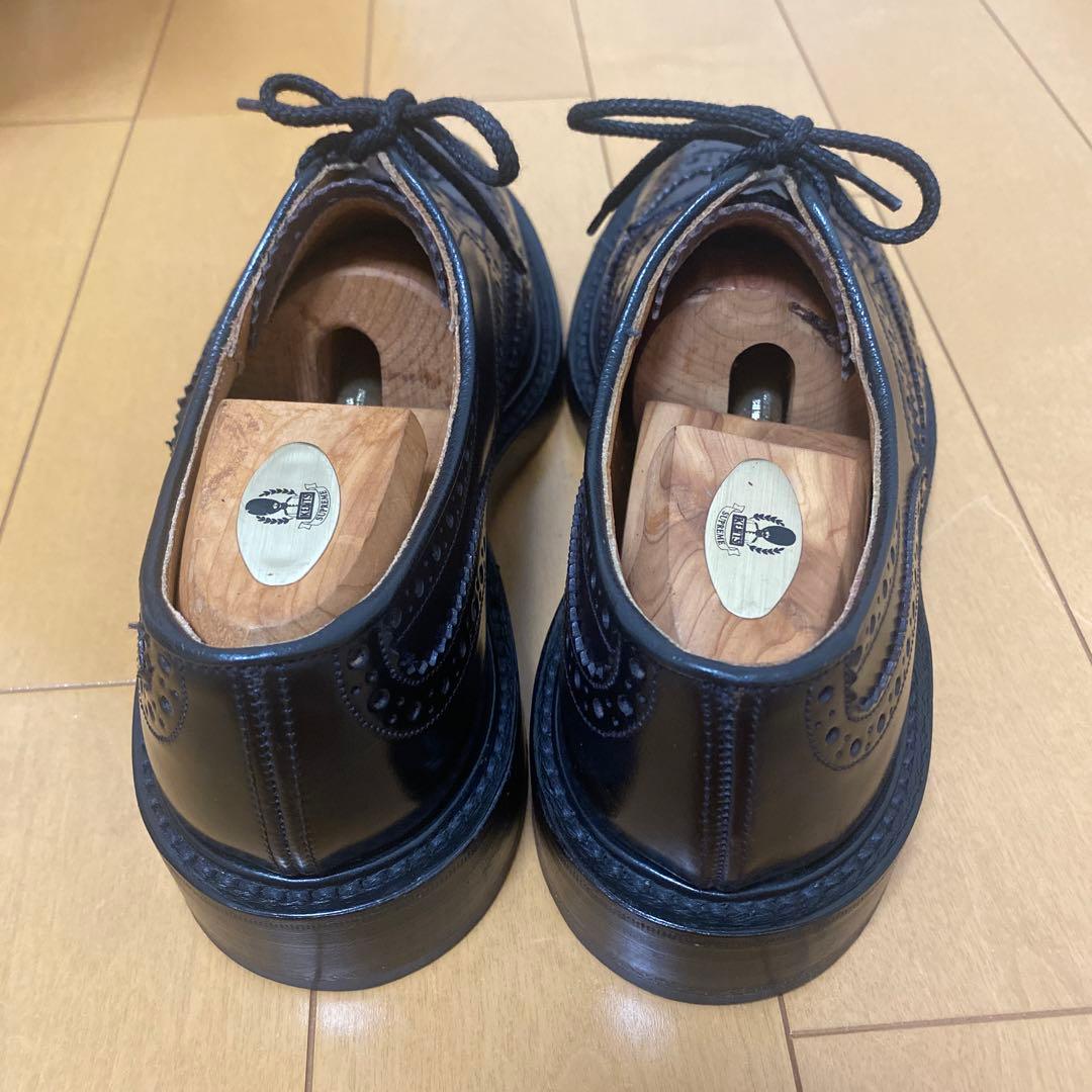 美品　Tricker's バートン コードバン uk7 バーガンディ