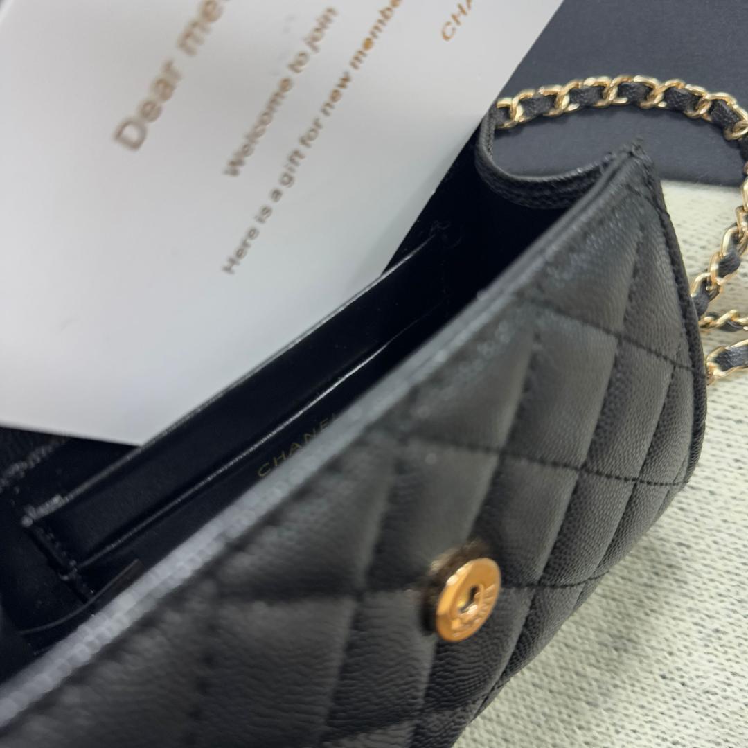 ❤VIP会員❤限定 ブラックレザー ショルダーバッグ