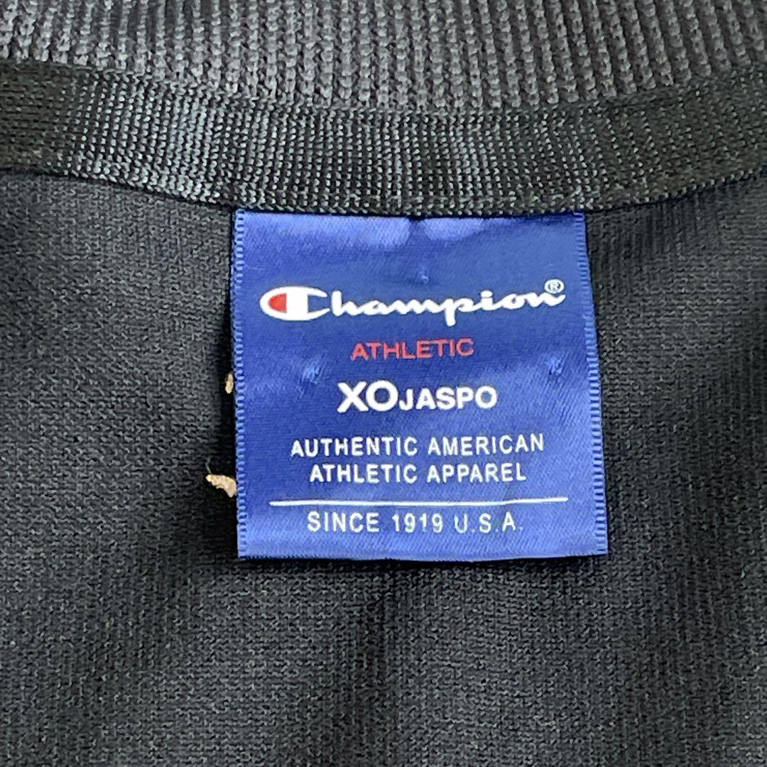 チャンピオン　美品　黒金ジャージセットアップ　XL 大きめ