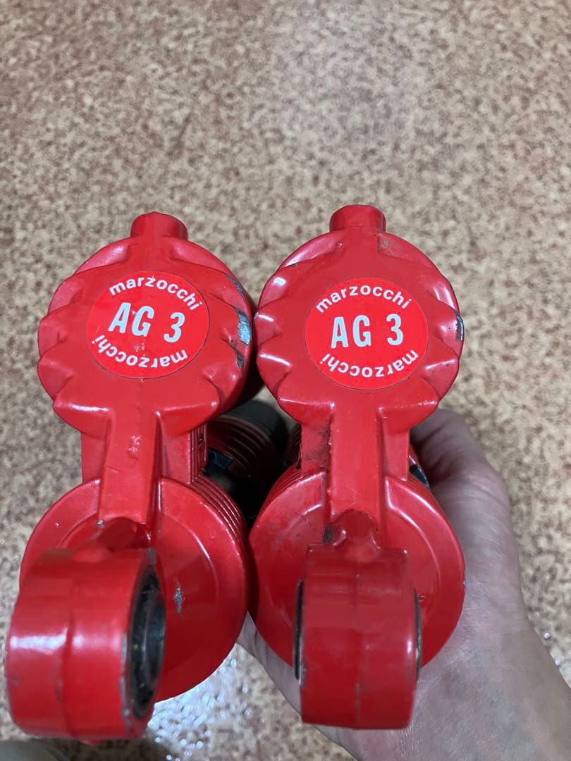 マルゾッキ AG 3 ダブルスプリング　穴芯間360mm　当時物　箱付