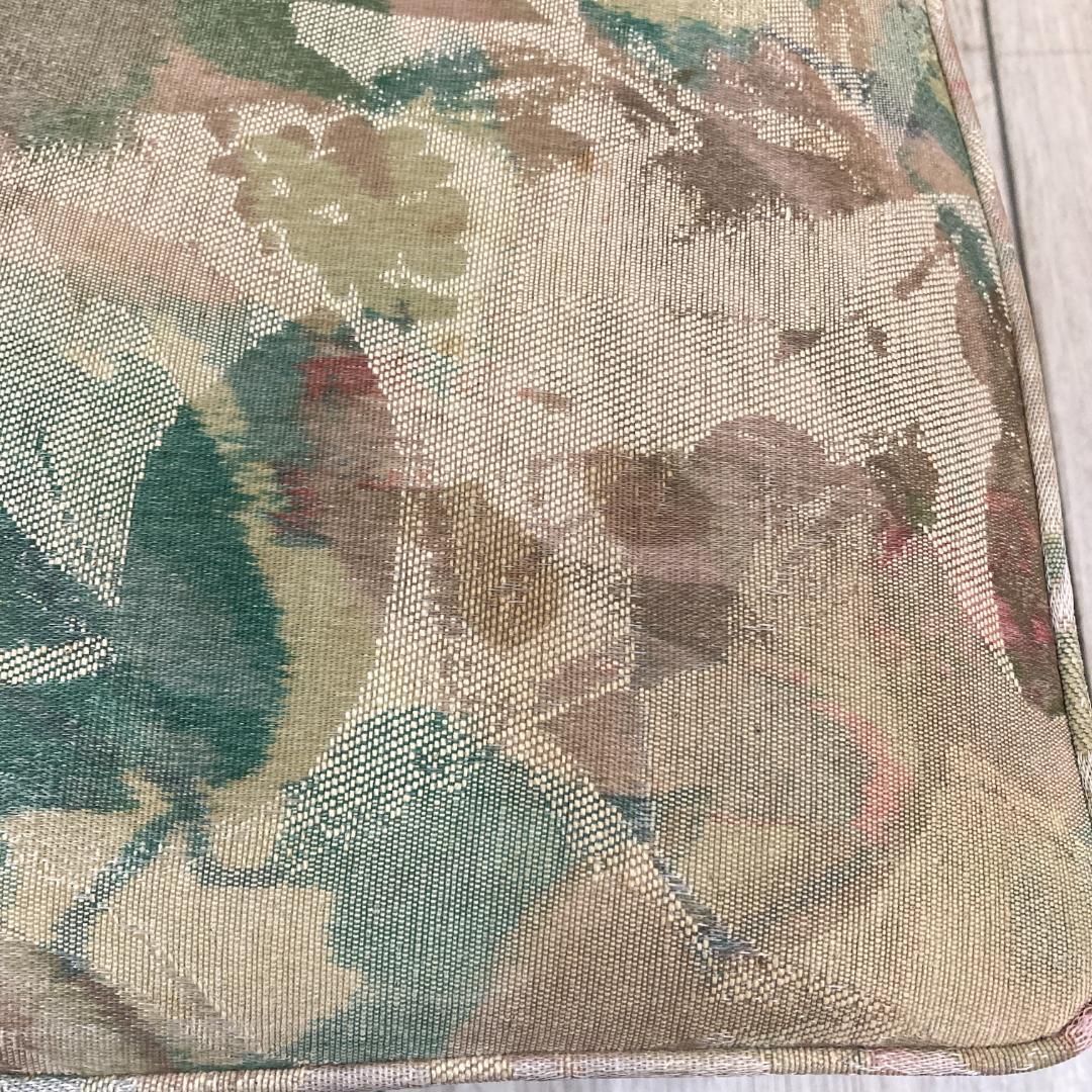 【マルニ】猫脚　ダイニングチェア　花柄　鋲打ち　椅子 B