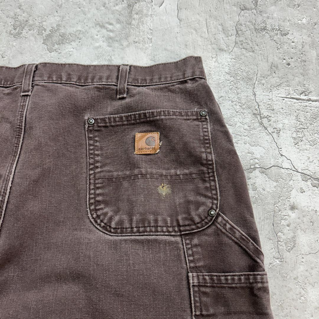 .*様 Carhartt　ダブルニーダックペインターパンツ　W39　ダークブラウ