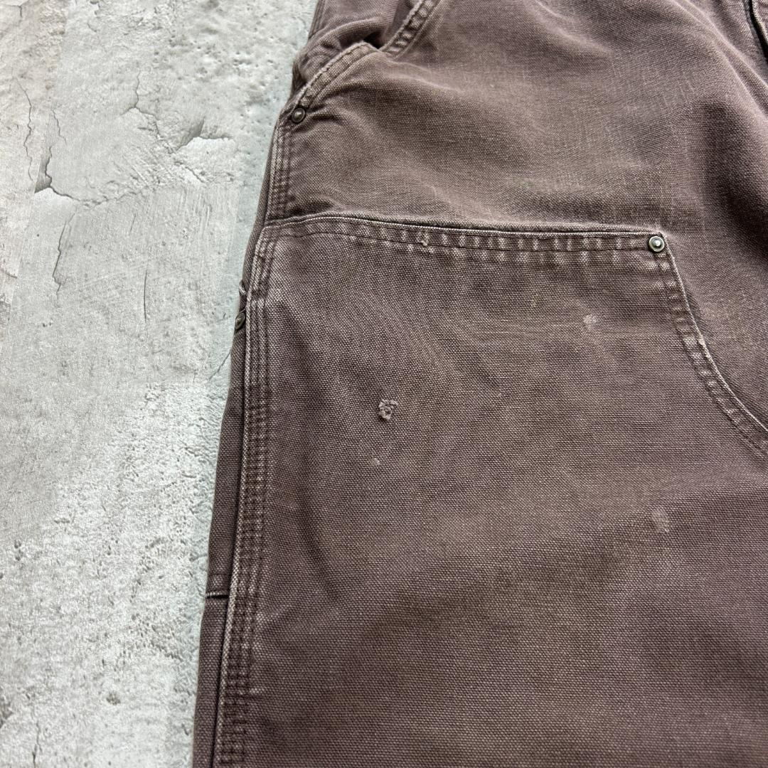 .*様 Carhartt　ダブルニーダックペインターパンツ　W39　ダークブラウ