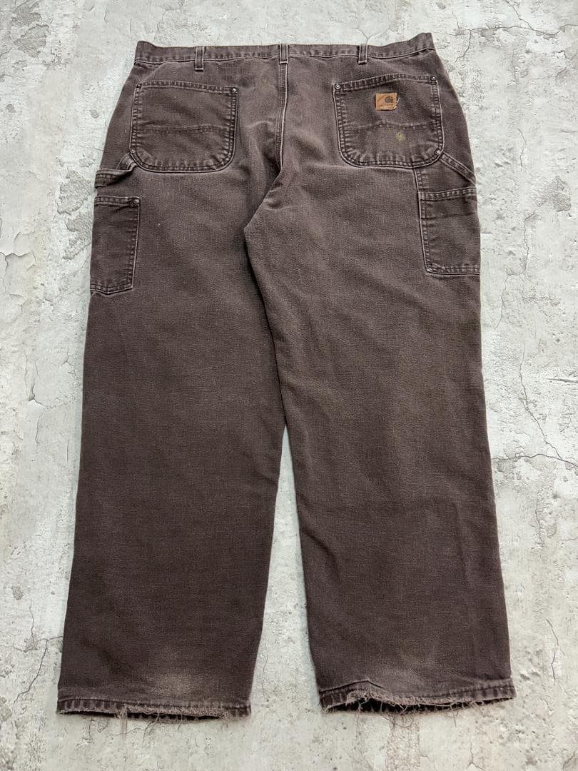 .*様 Carhartt　ダブルニーダックペインターパンツ　W39　ダークブラウ