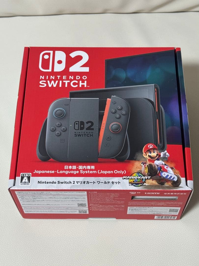 【新品未開封】Nintendo Switch 2 マリオカート ワールドセット