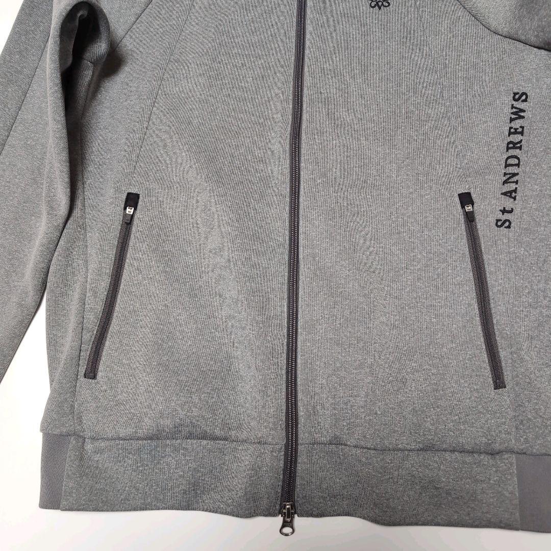 未使用級　セントアンドリュース　ジップジャケット　ブルゾン　ジャージ　グレー