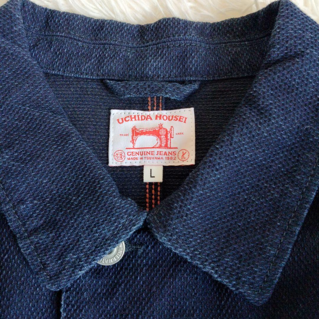 SUNU☆内田縫製 岡山 デニム ジャケット 男女兼用 Lサイズ