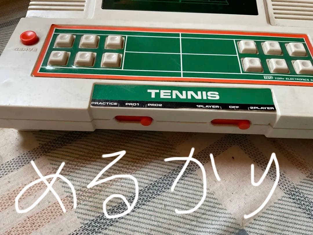 TOMY（現、タカラトミー）テニス。ポータブルゲーム機【作動不確認に付き？】