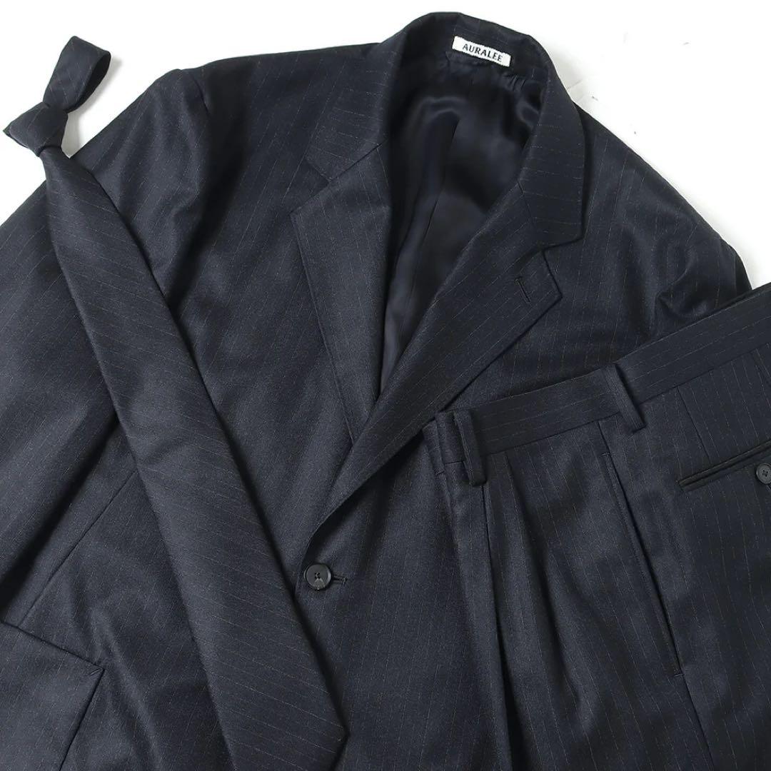 小物 24aw WOOL FULLING FLANNEL STRIPE TIE