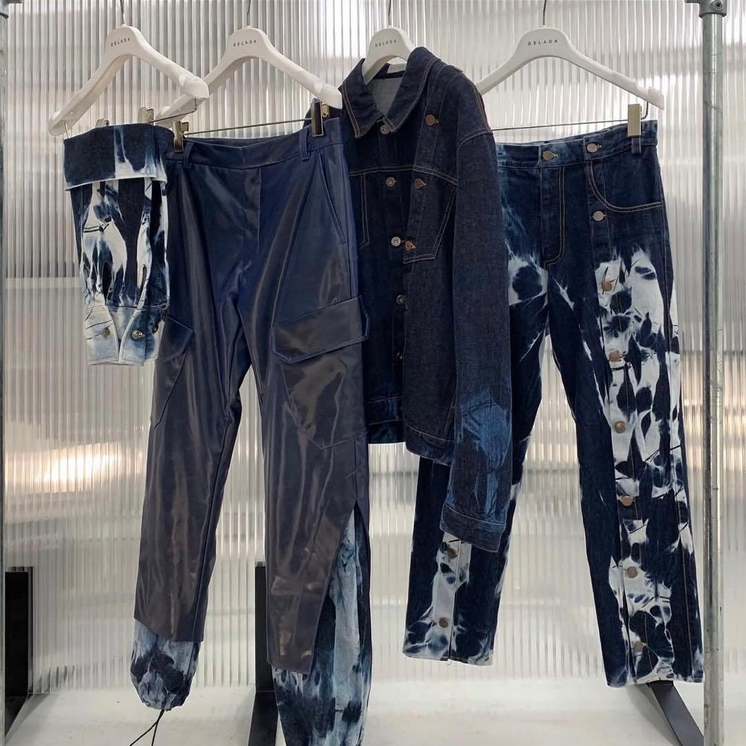 DELADA タイダイデニム アームカバー