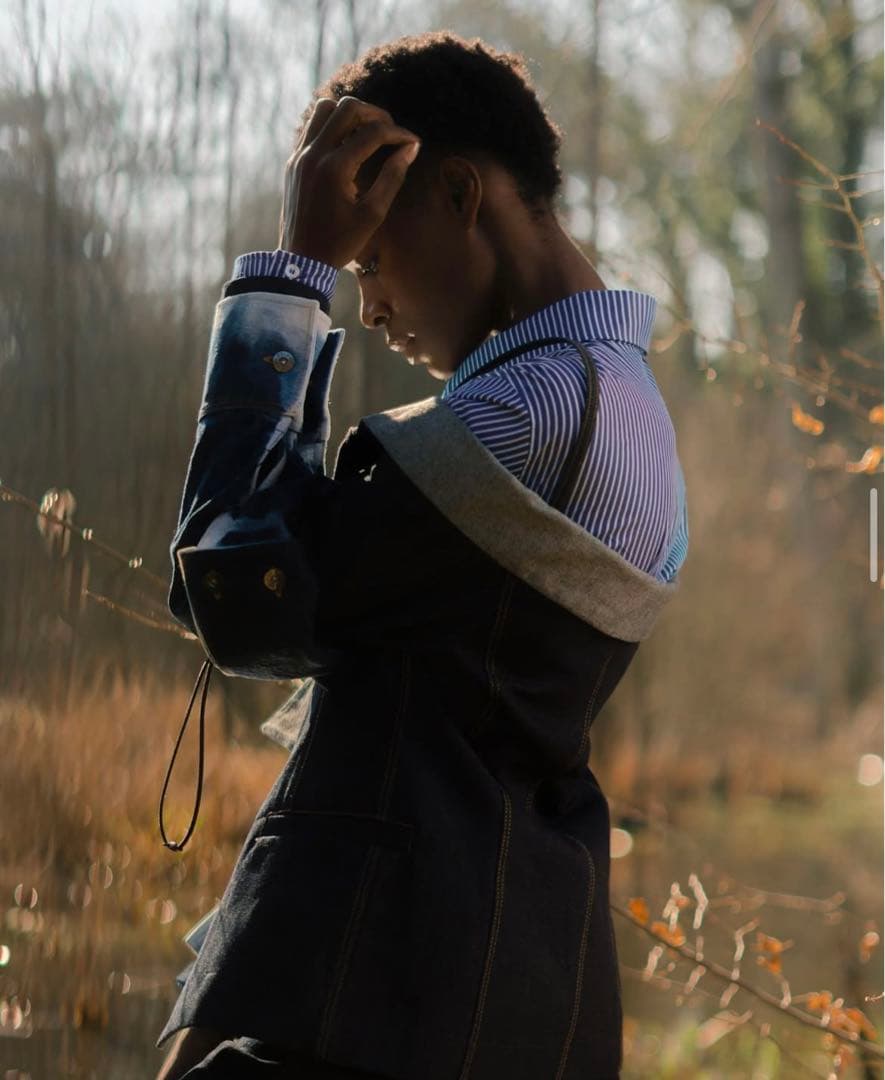 DELADA タイダイデニム アームカバー