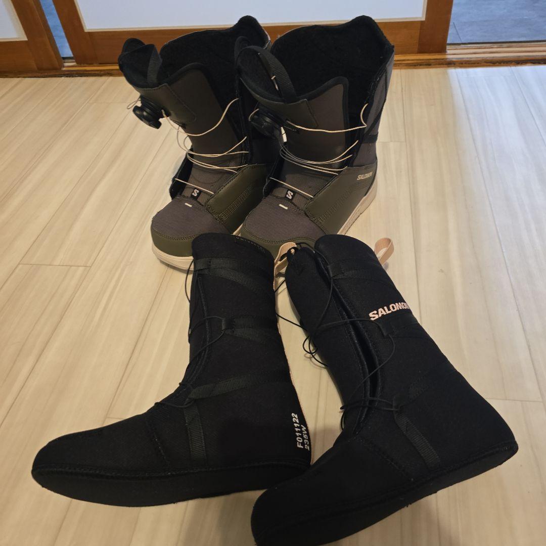 SALOMON　スノボレディースブーツ23.5cm　箱つき