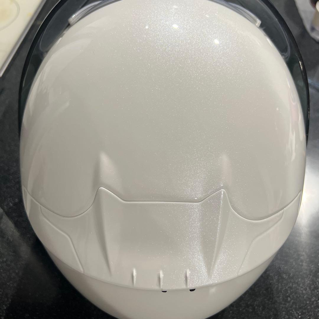 SHOEI フルフェイスヘルメット ホワイト ミラーシールド