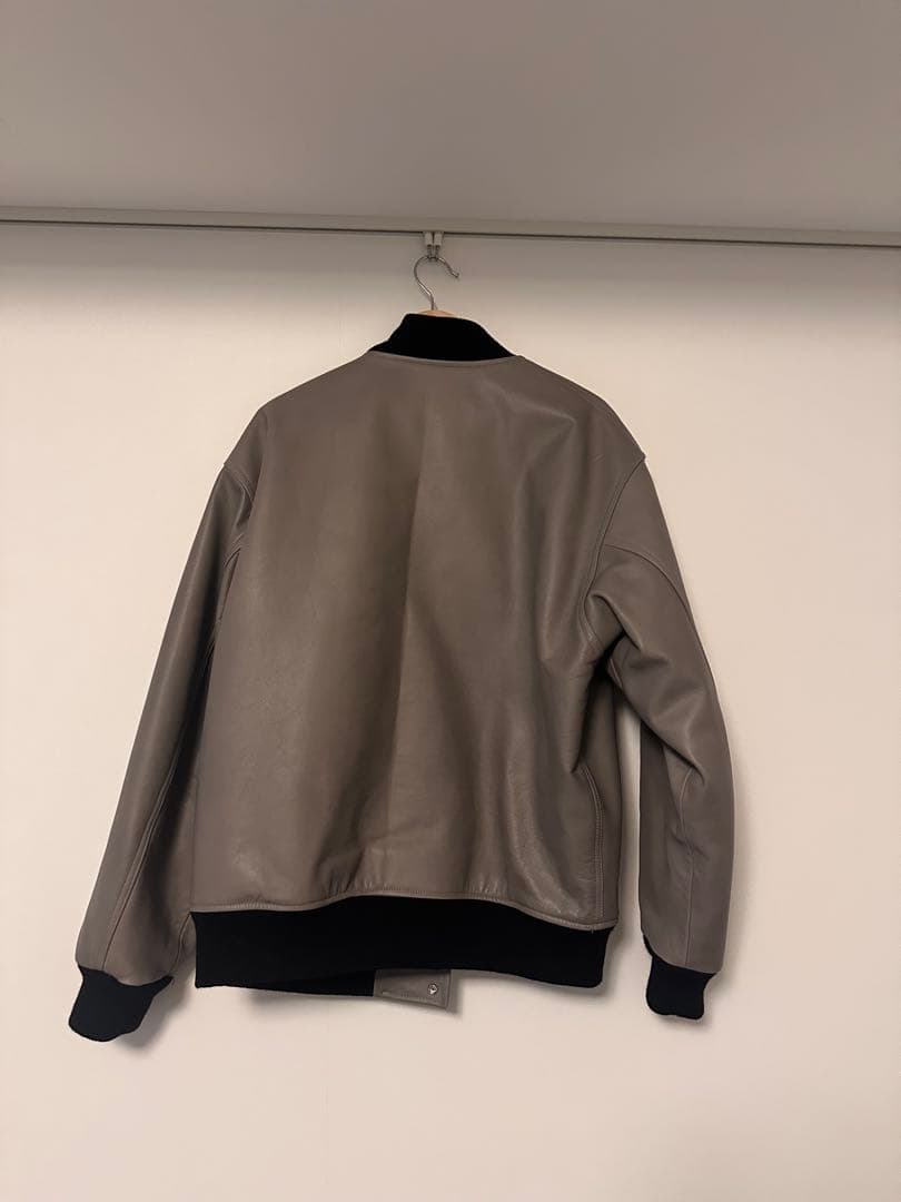 【WACKO MARIA】LEATHER VARSITY JACKET