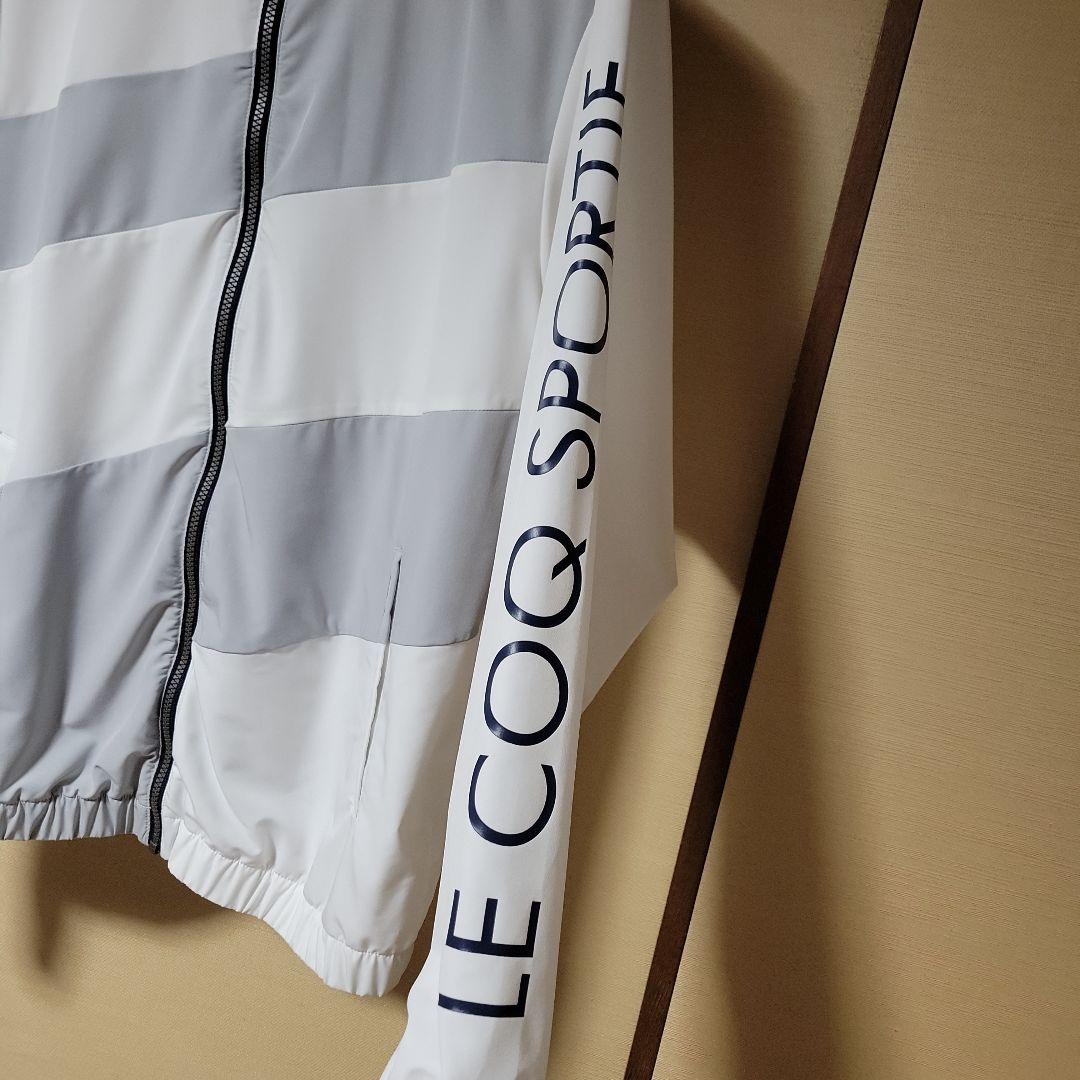 LE COQ SPORTIF ジャケット ホワイト/グレー