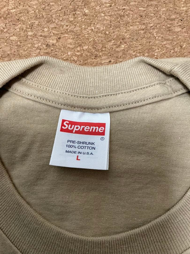 トップス supreme box logo tee camo khaki (23FW) L