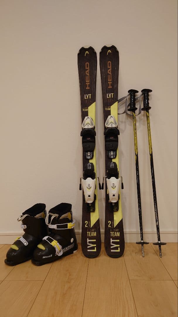 スキー ブーツ ポール 3点セット