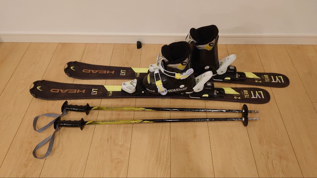 スキー ブーツ ポール 3点セット