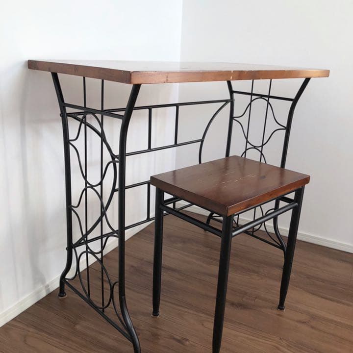 【送料込】B-COMPANY テーブル ドレッサー 机 椅子 イス