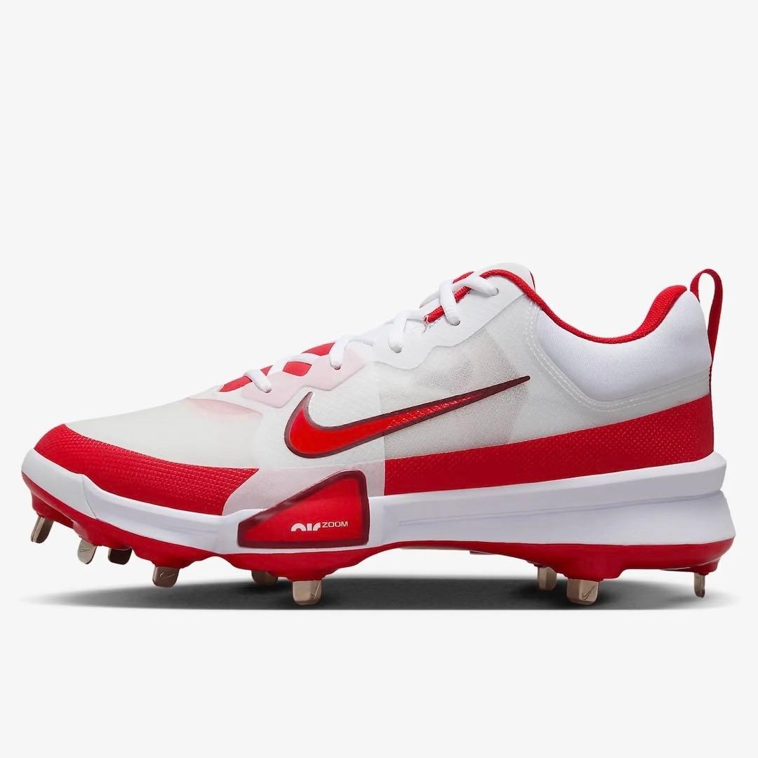 ナイキ フォース トラウト プロ 金具 26 野球 スパイク 靴 シューズ 白