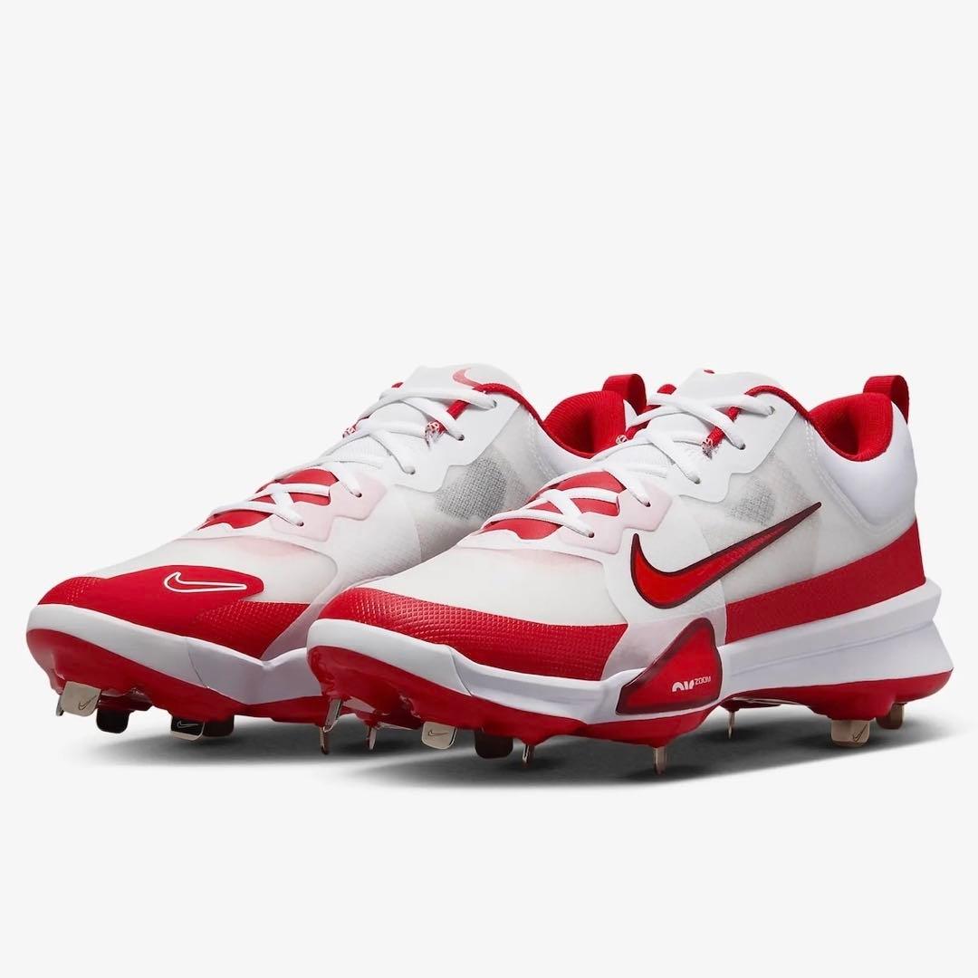 ナイキ フォース トラウト プロ 金具 26 野球 スパイク 靴 シューズ 白