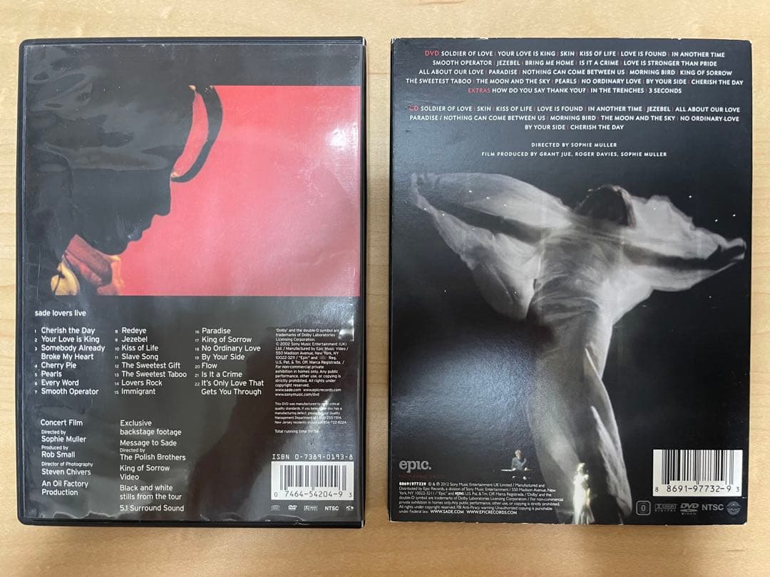 Sade アルバム9枚 LIVE DVD 2枚セット