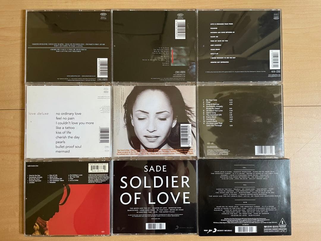 Sade アルバム9枚 LIVE DVD 2枚セット