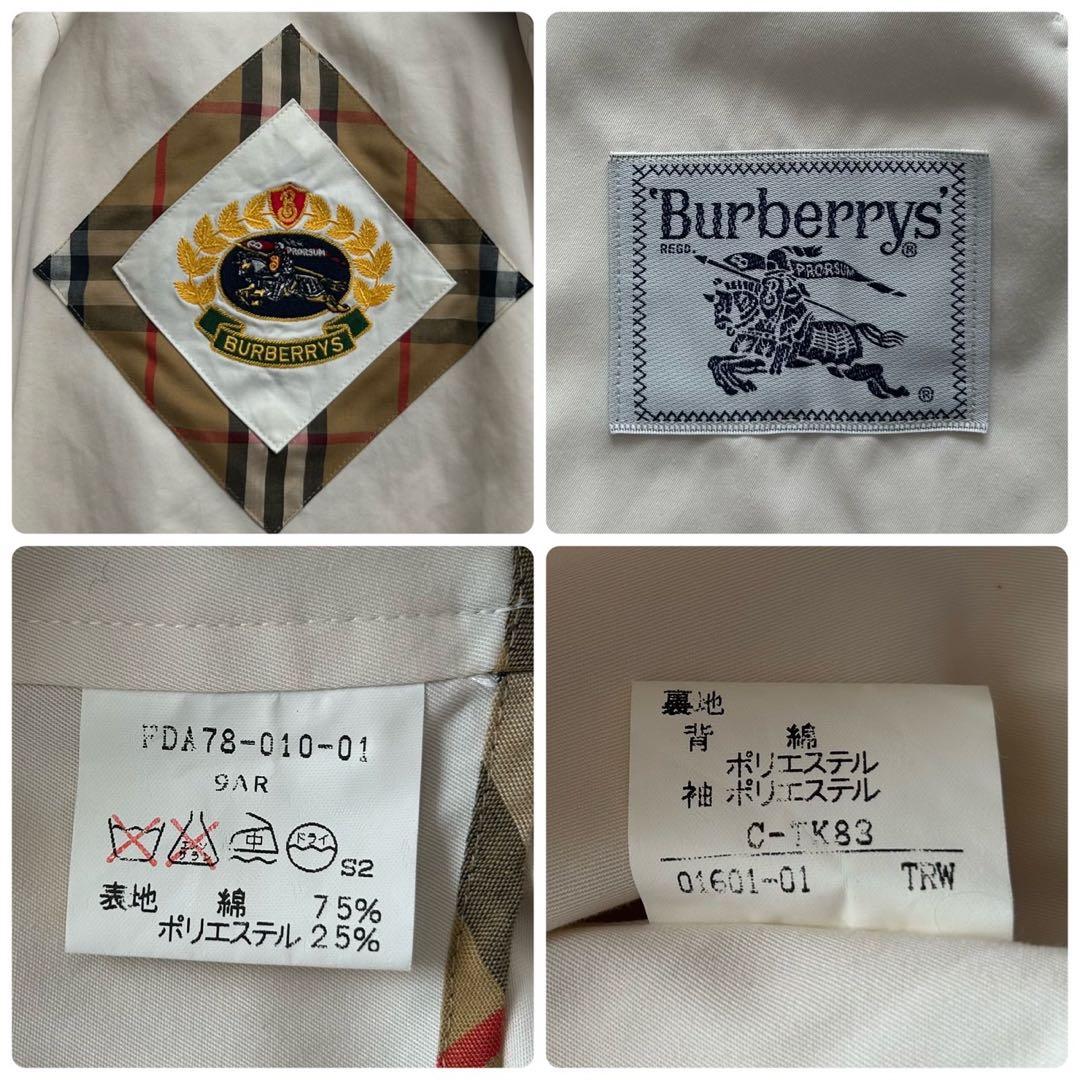 Burberrys ヴィンテージ 金ボタン トレンチコート 9AR 美品