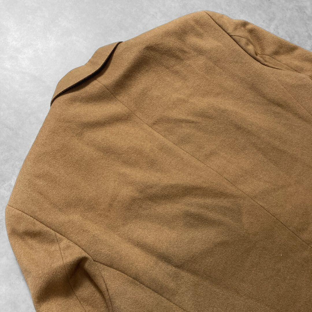Burberrys カシミヤ 100% 金ボタン ダブルジャケット キャメル M