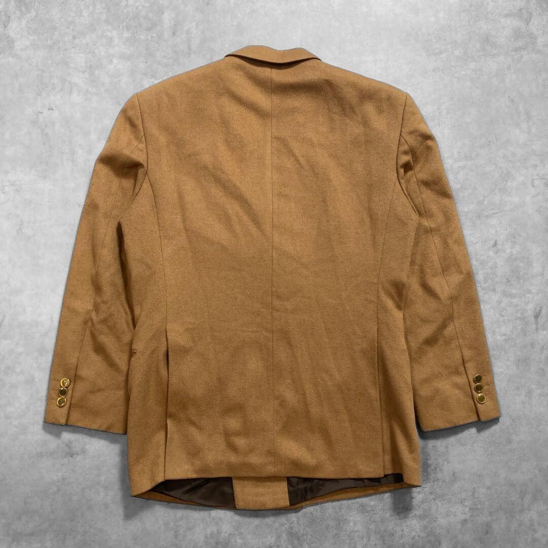 Burberrys カシミヤ 100% 金ボタン ダブルジャケット キャメル M