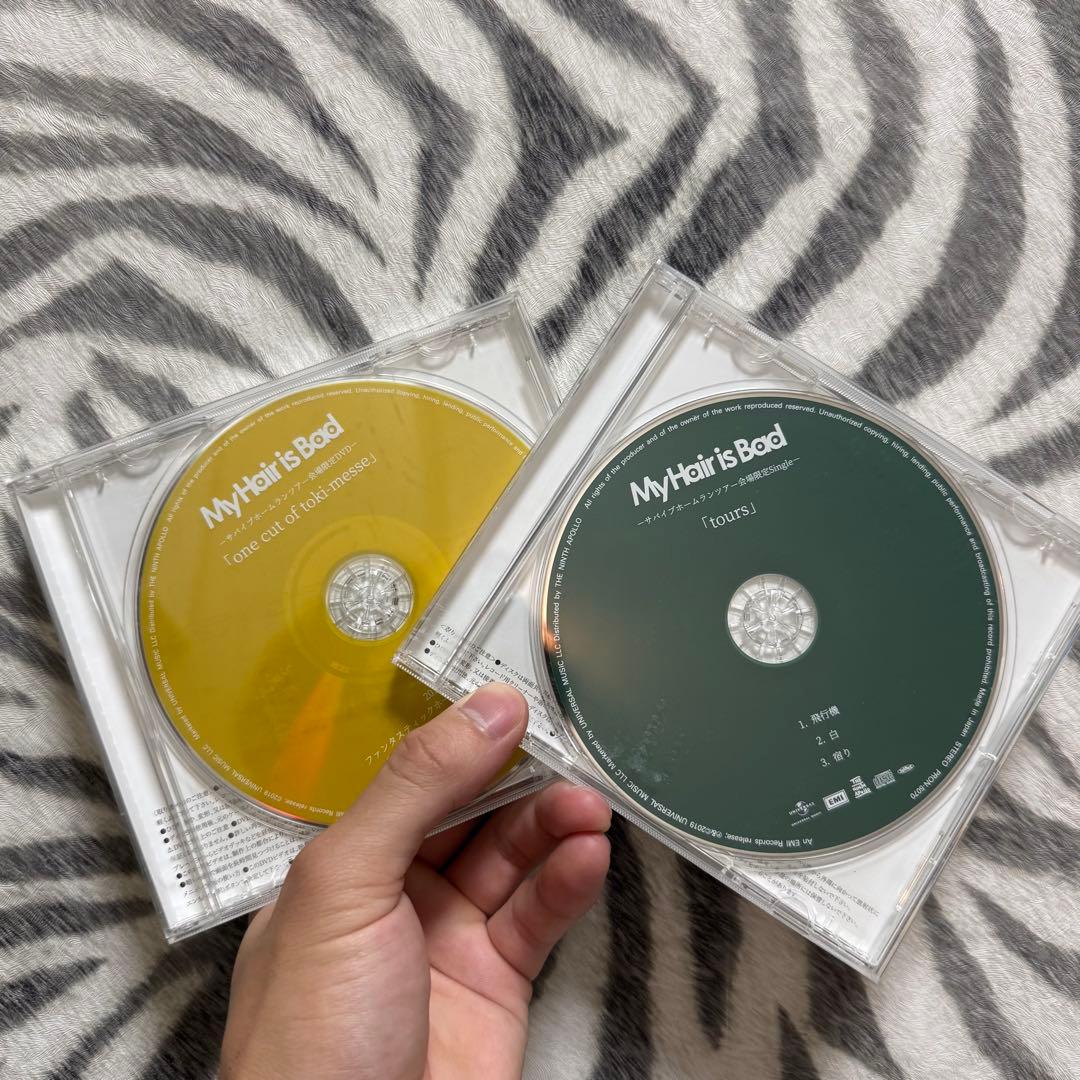 My Hair is Bad 「tours」 会場限定single・DVD
