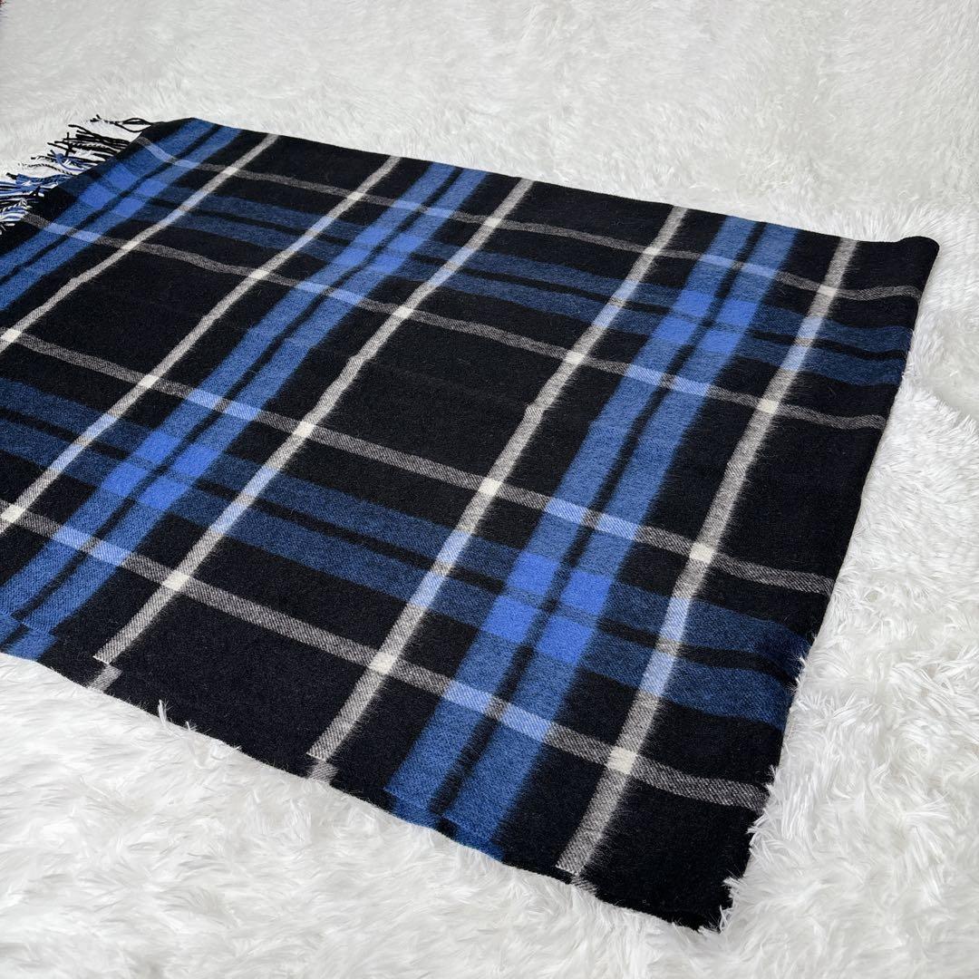 【美品】TWEEDMILL カレドニア・チェック マフラー　ストール　英国製