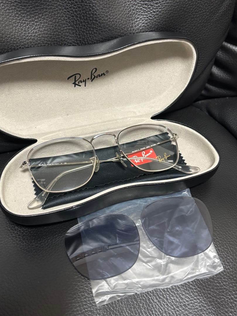 Ray-Ban レイバン メタルフレーム サングラス グレーレンズ付き