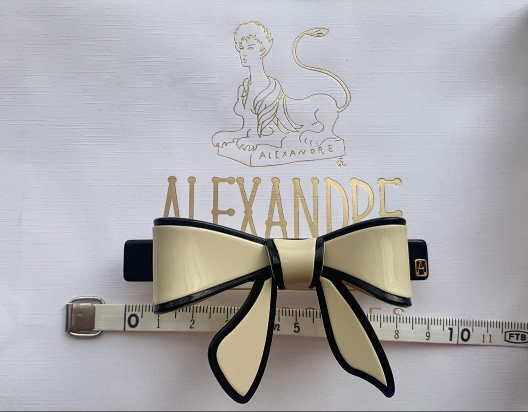 ALEXANDRE DE PARIS リボン バレッタ