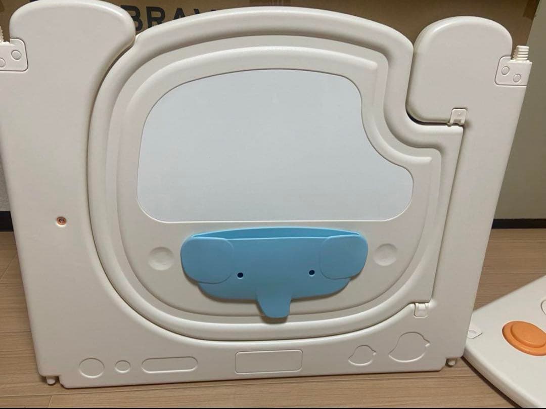 UBRAVOO ベビーサークル キッズランド レインボーカラー 14枚セット