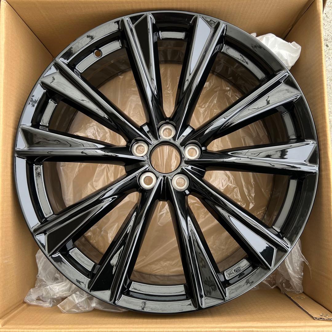 21インチグロスブラック レクサスRX Fスポーツ ホイール 21X8J +30