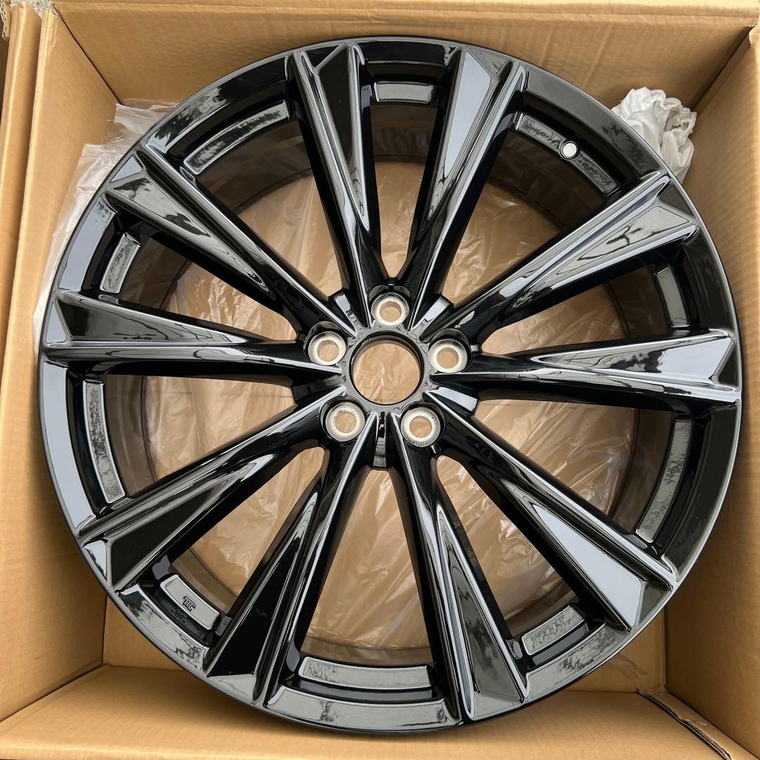 21インチグロスブラック レクサスRX Fスポーツ ホイール 21X8J +30