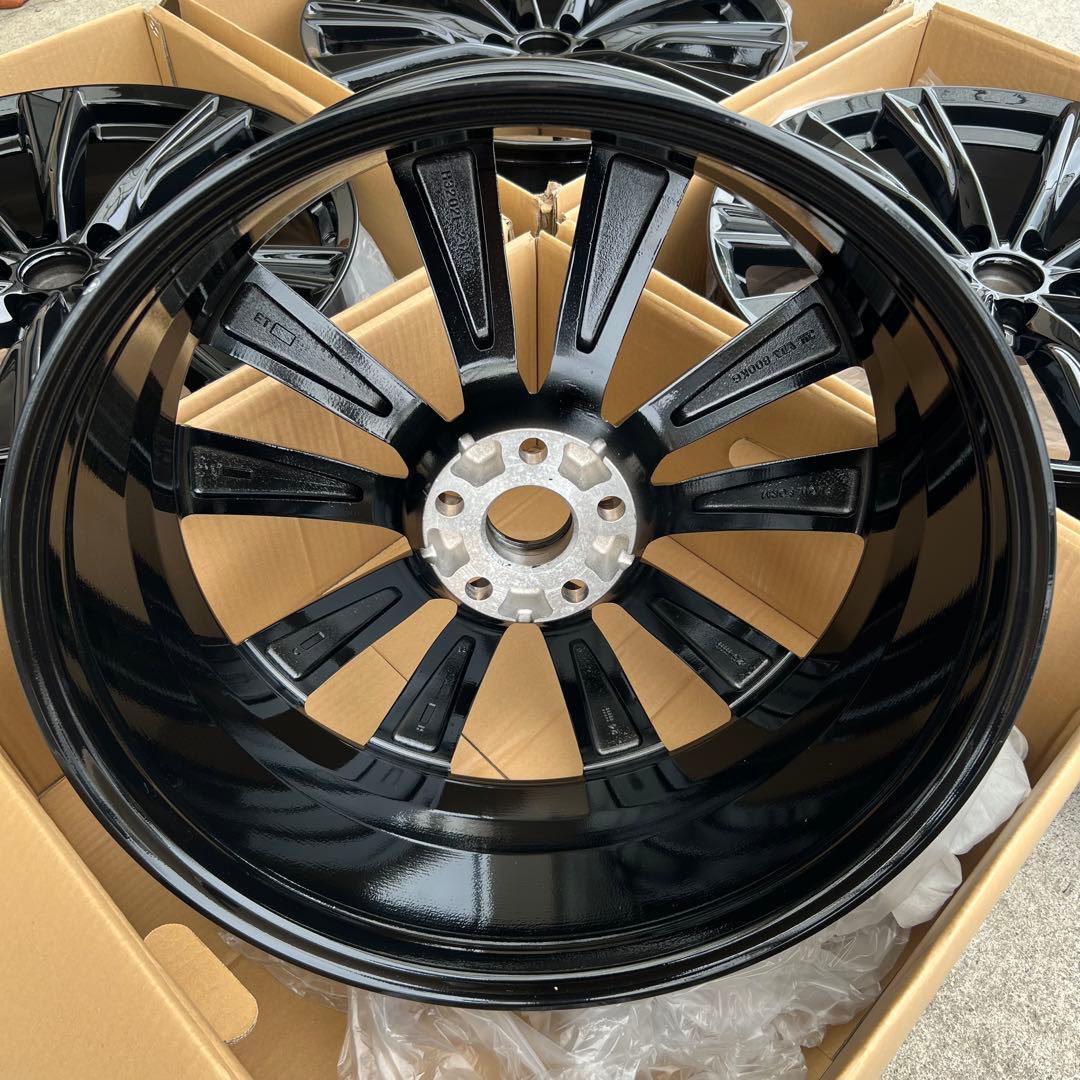 21インチグロスブラック レクサスRX Fスポーツ ホイール 21X8J +30