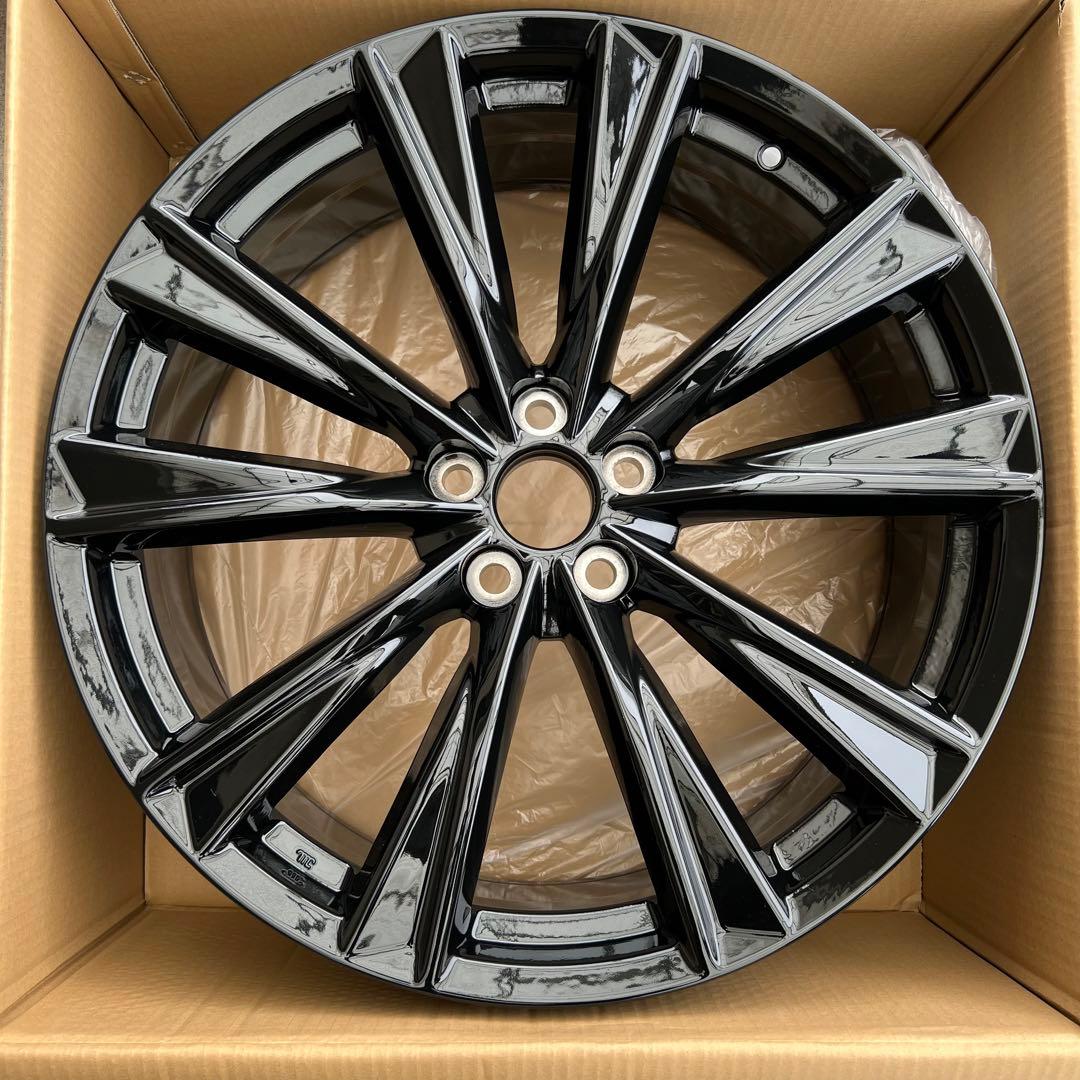 21インチグロスブラック レクサスRX Fスポーツ ホイール 21X8J +30
