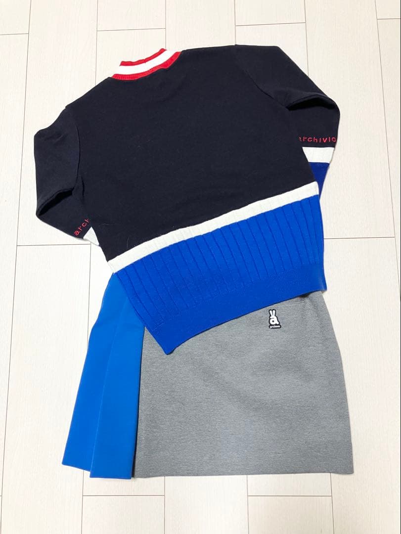 (美品・新品)アルチビオarchivioニットセーター・スカートセットサイズ36