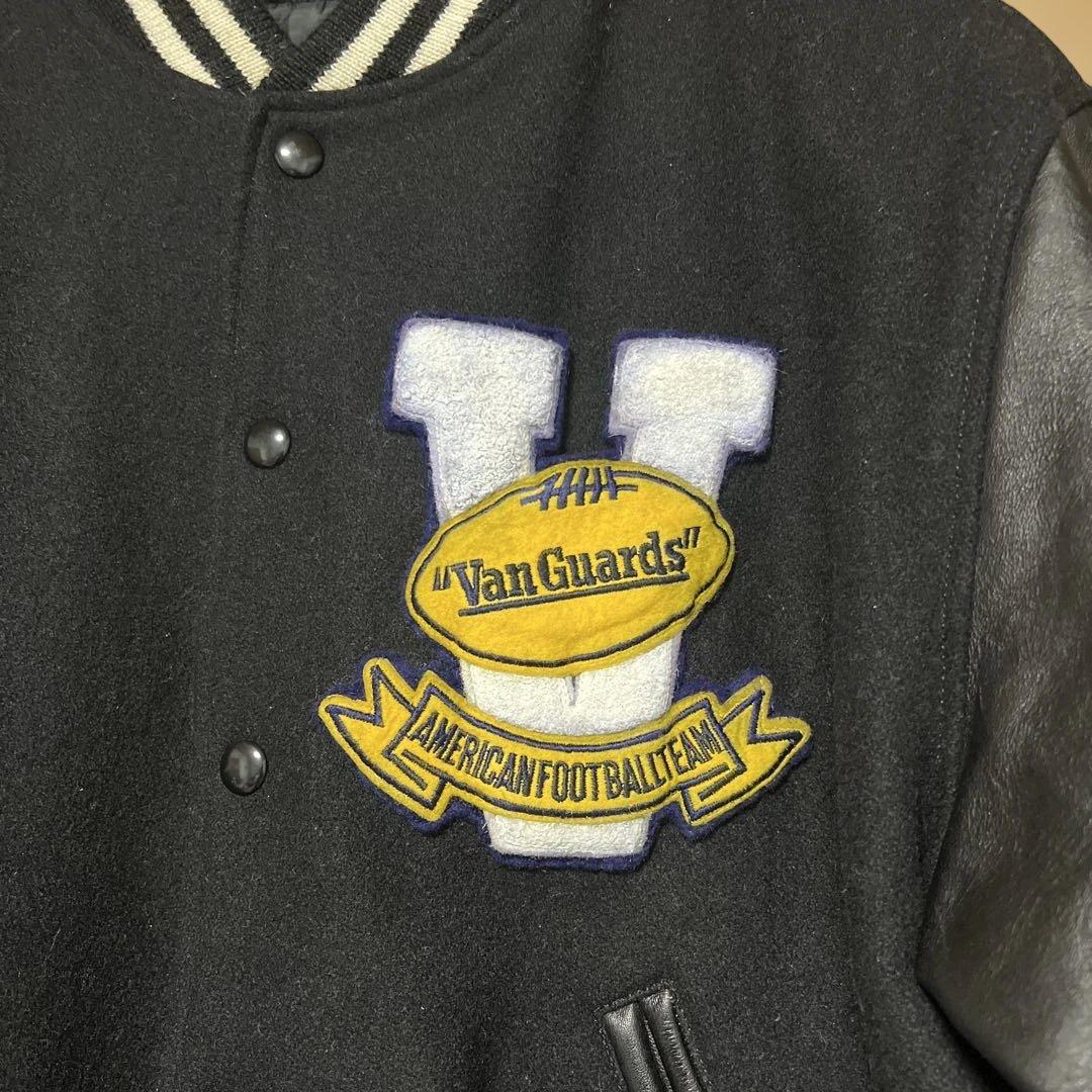 特*し様 VAN JAC スタジアムジャンパー　袖皮　ブラック　Mサイズ