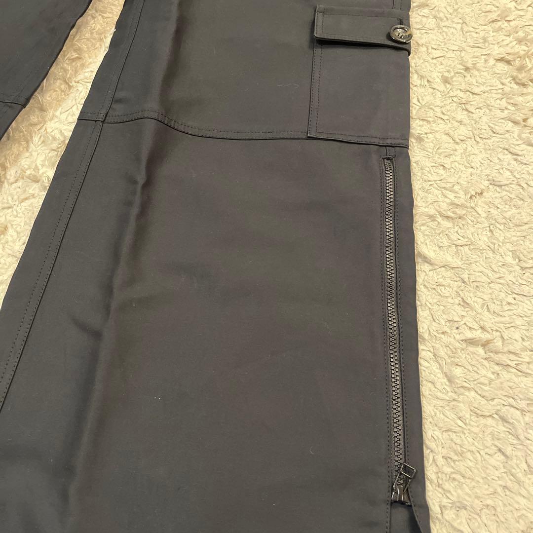 美品　MARC JACOBSブラックワークパンツ ワイドレッグ