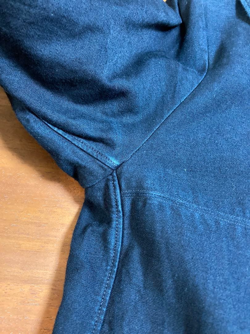 45R 藍納戸麦サテンのAKIYAコート