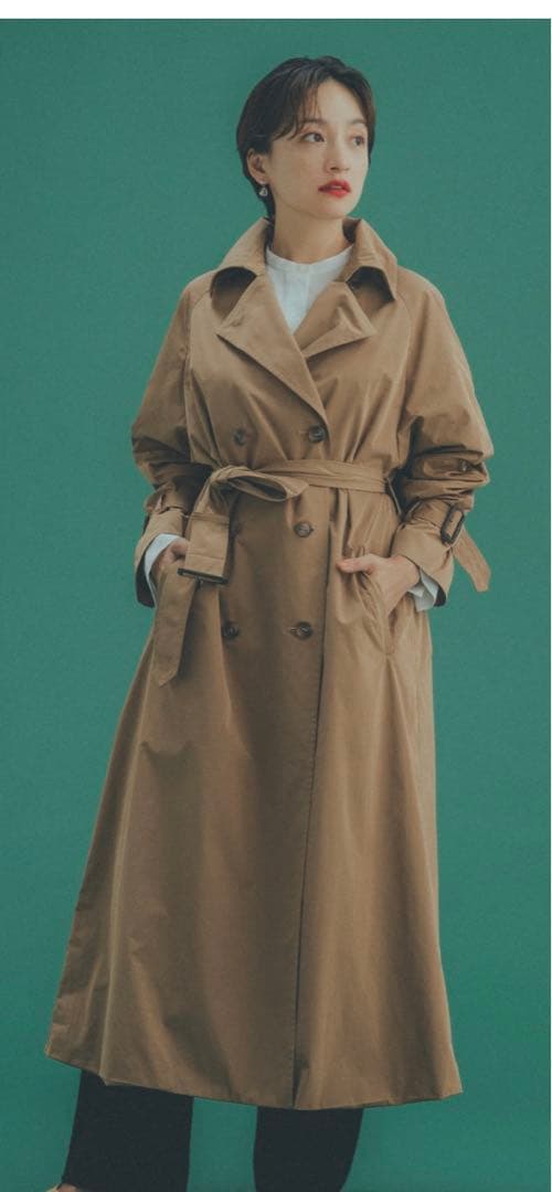 高山都 Special Collaboratioタフタトレンチコート