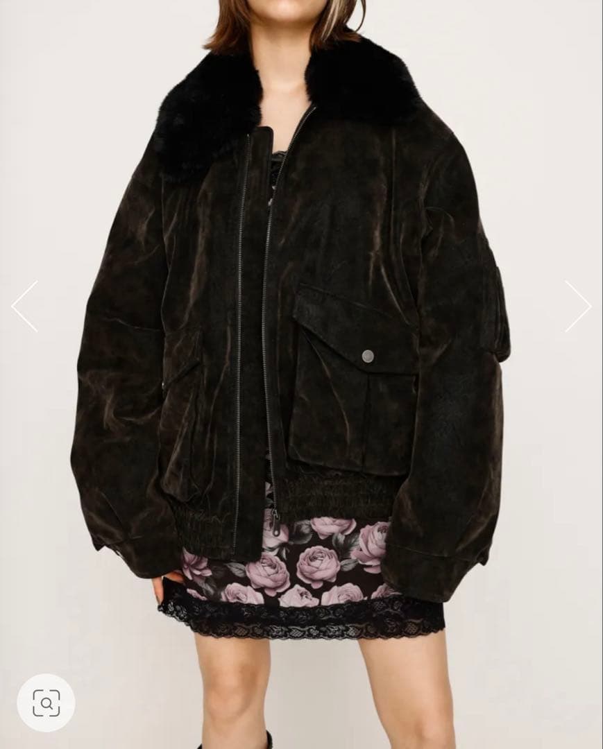 SLY WASHED PUFFER ブルゾン 25AW 2way アウター