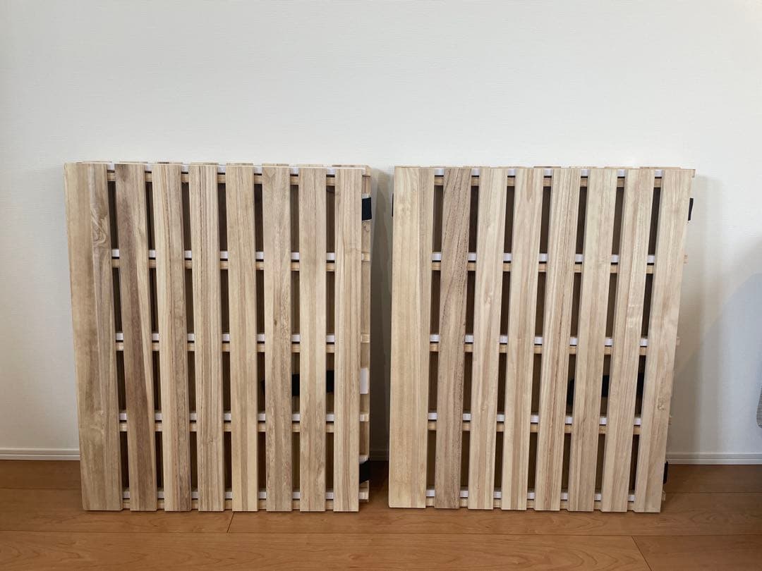 クイーンサイズ すのこベッド ナチュラル